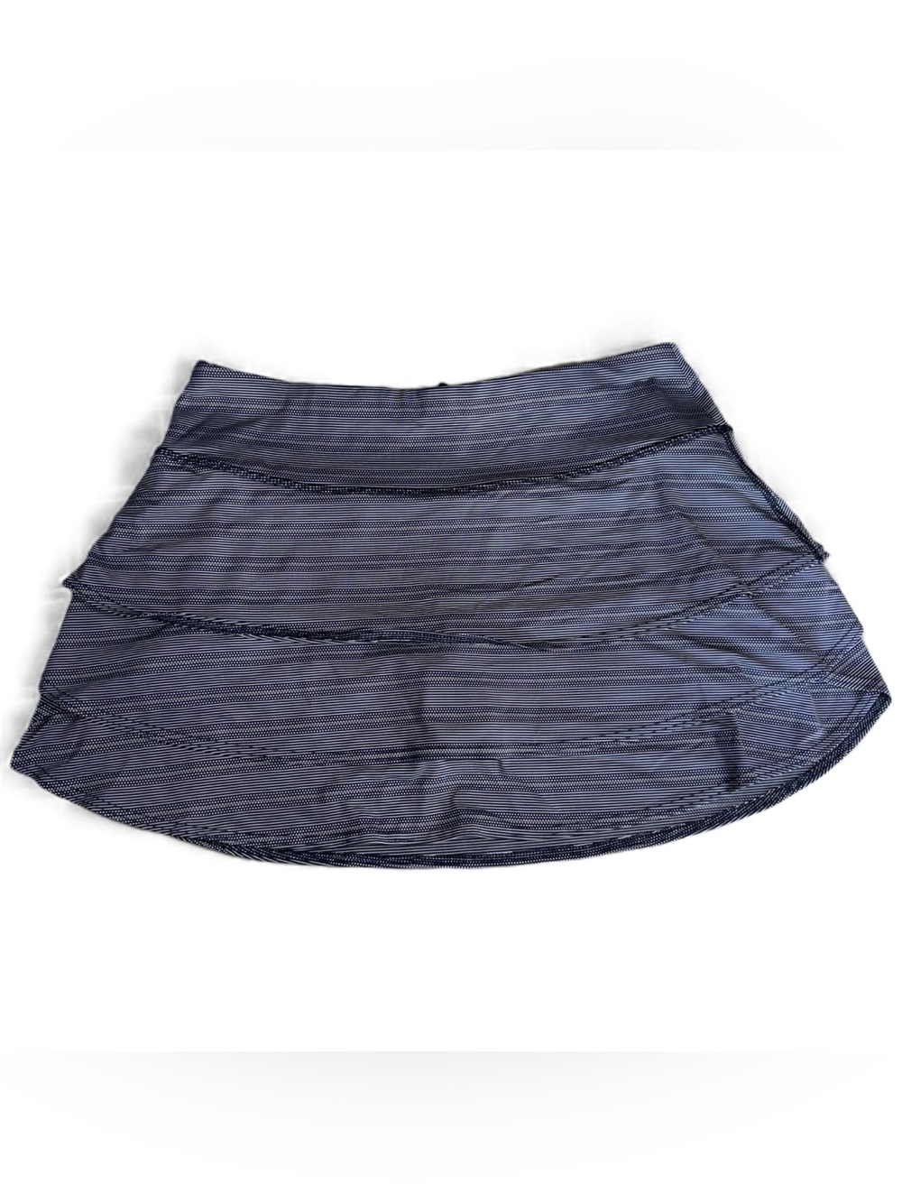 Athleta Women's Large Navy Polka Dot Stripe Swagger Tennis Skort